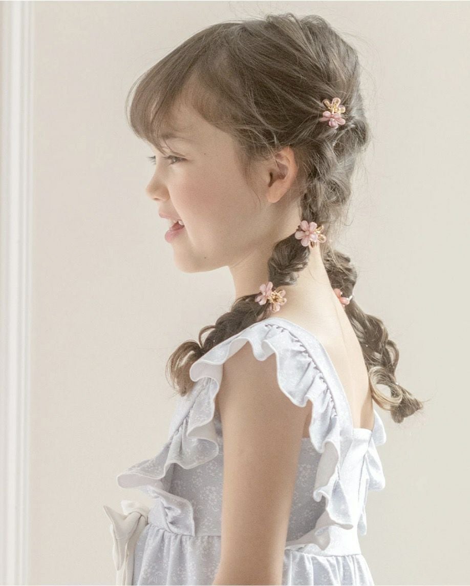 【クーポンで620円】【送料無料】お花ミニバンスクリップ髪飾り髪留めヘアアクセサリーアクセサリーYUP4《メール便優先商品》/ac