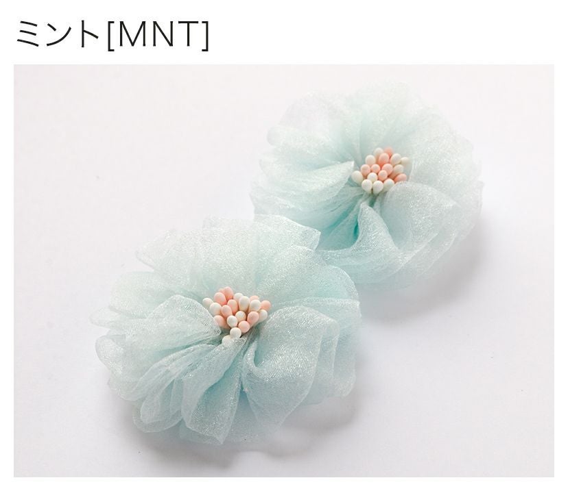 フラワークリップベビー・キッズ髪飾りヘアクリップヘアアクセサリー