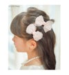 オーガンジーミニリボンヘアクリップ2個セットベビー・キッズ女の子髪飾りヘアアクセサリー