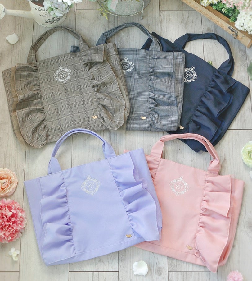 送料無料【通園通学セール超目玉】 レッスンバッグ 女の子 ロゴ刺繍