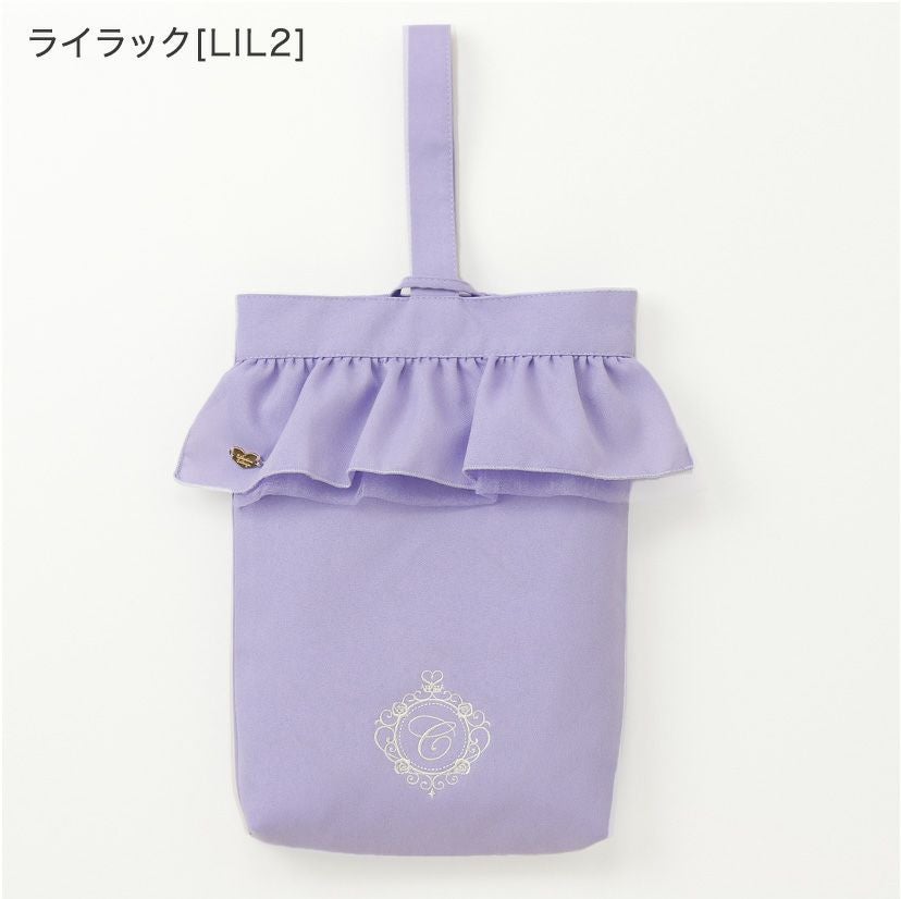 送料無料【通園通学セール超目玉】上履き入れ キャサリンロゴ刺繍入り