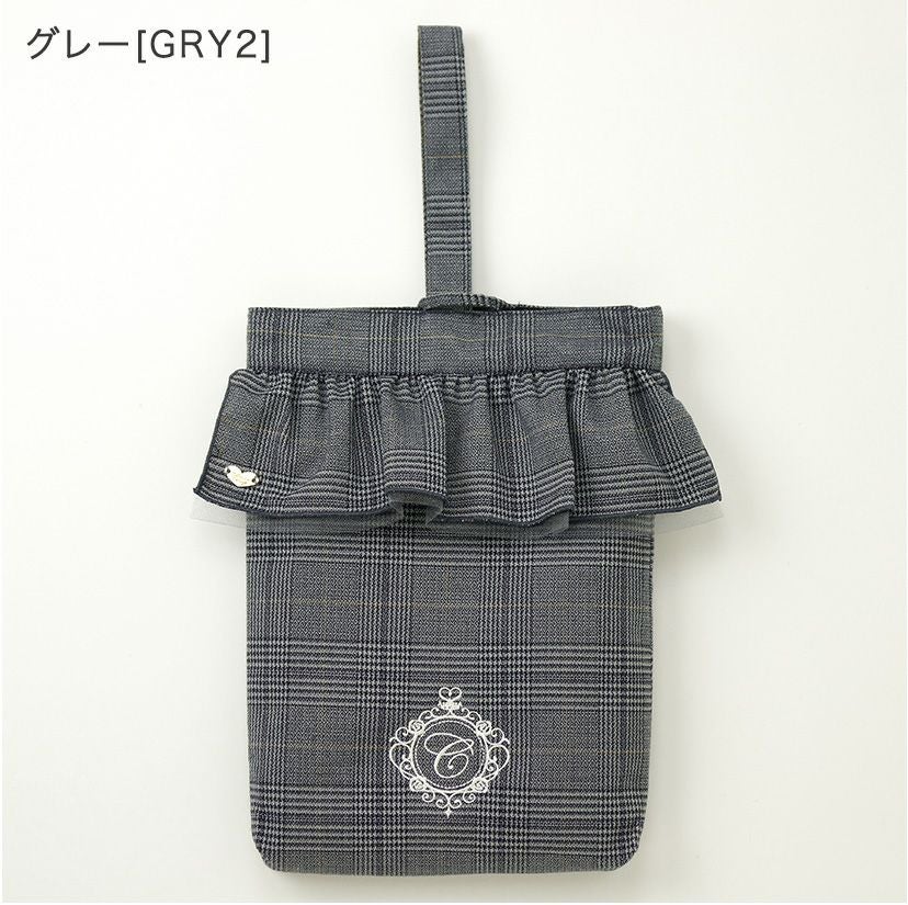 送料無料【通園通学セール超目玉】上履き入れ キャサリンロゴ刺繍入り