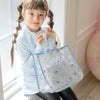 プールバッグ女の子お花プリントプールバッグお花ヘアクリップ付きビニールバッグおしゃれビーチバッグキャサリンコテージ超超目玉TAK!