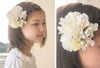 和風髪飾り蝶とお花のヘアクリップアクセサリーヘアアクセサリー和装アクセサリー