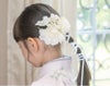 和風髪飾り蝶とお花のヘアクリップアクセサリーヘアアクセサリー和装アクセサリー