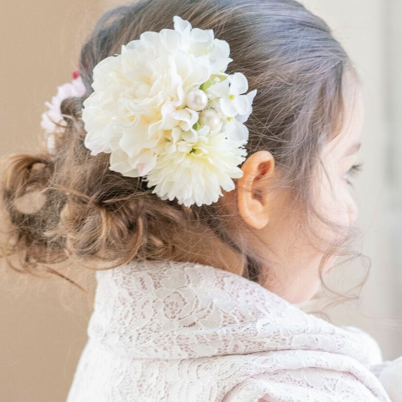 和風髪飾り蝶とお花のヘアクリップアクセサリーヘアアクセサリー和装アクセサリー