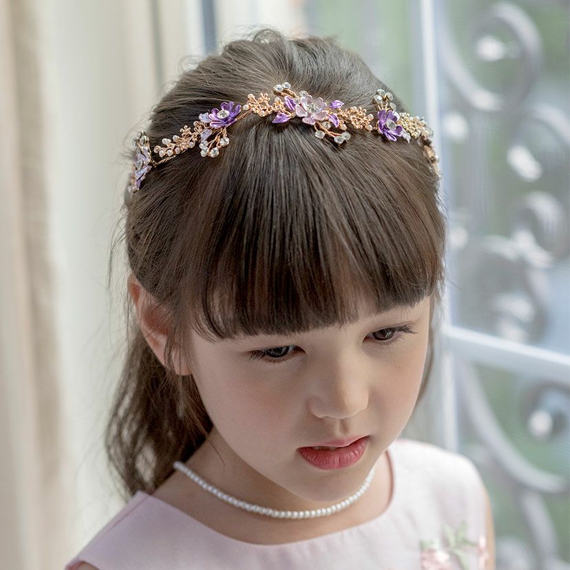プリンセスヘッドドレスキッズカチューシャ髪飾りヘアアクセサリー