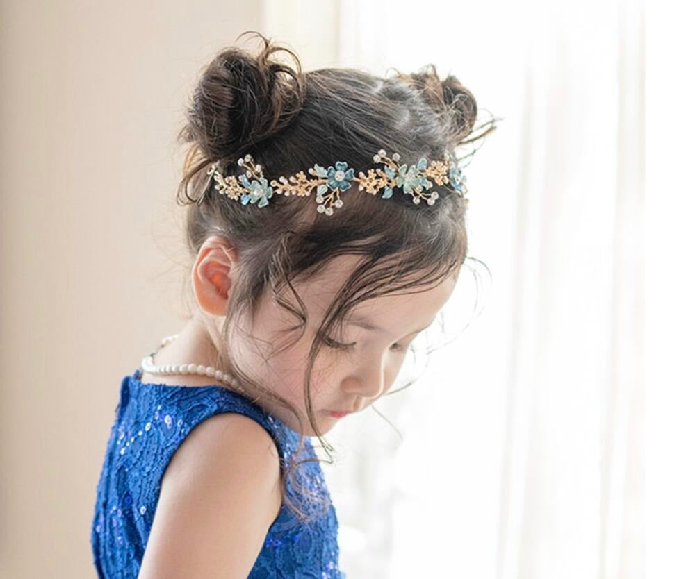 プリンセスヘッドドレスキッズカチューシャ髪飾りヘアアクセサリー