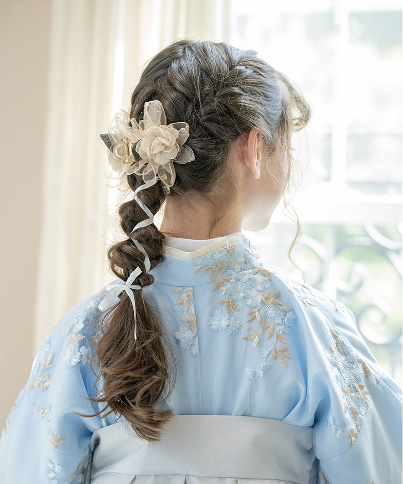 送料無料フラワーバンスクリップ 大きめ ヘアアクセサリー ヘア
