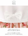 女の子入学式スーツ白ツイードボレロ＆花刺繍チュールレースワンピースセットアップフォーマル女子スーツ