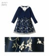 入学式女の子スーツ刺繍チュールワンピース＆ポンチボレロアンサンブル女の子服
