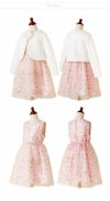 入学式女の子スーツ刺繍チュールワンピース＆ポンチボレロアンサンブル女の子服