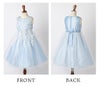 キッズドレスケミカルレースドレスミディ丈フォーマル発表会結婚式子供ドレス