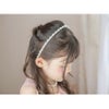 秘密の鍵チャーム付きサテンリボンカチューシャアクセサリーヘアアクセサリー女の子カチューシャTAK