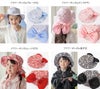 UVハット送料無料 目玉キッズ日よけ付きハットリボンUV対策撥水バケットハットカジュアル海水浴夏帽子花柄ギンガムピンク水色ライラックベージュキャサリンコテージTAK