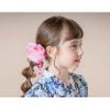 浴衣に！光る花髪飾りヘアクリップアクセサリーヘアアクセサリー和装アクセサリー