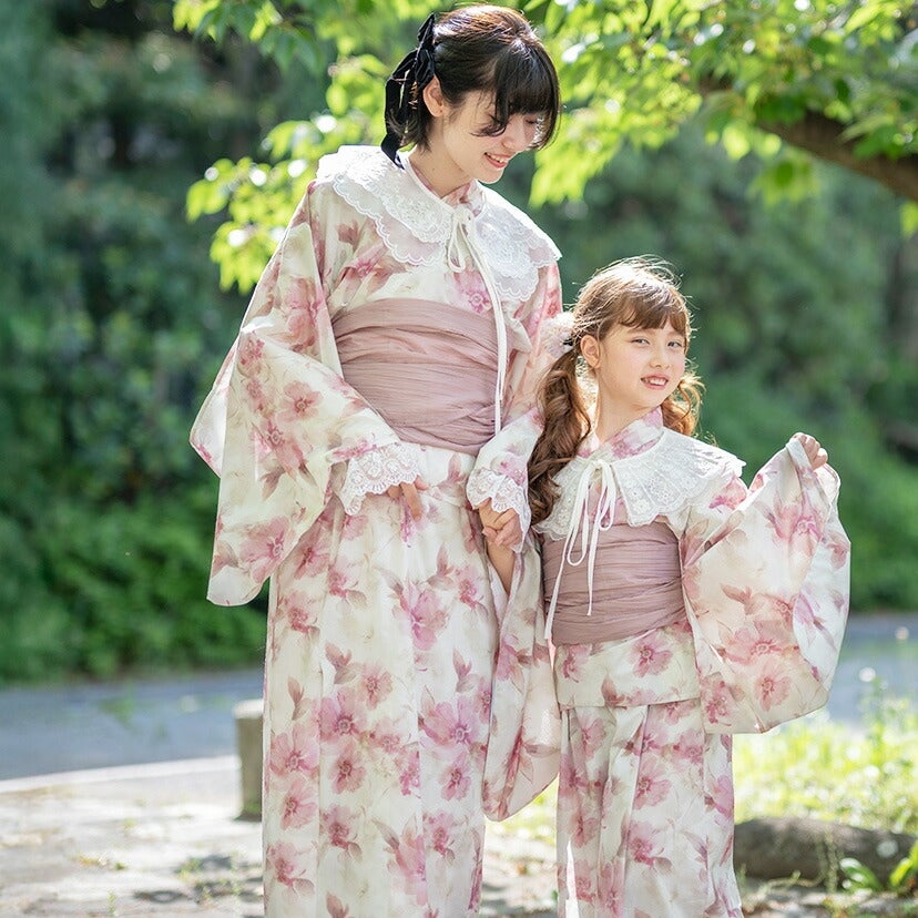 ワンピースになる2wayゆかたレディースサイズ