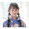 リボン＆フラワーUピンヘアアレンジセット髪飾り