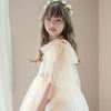 ふわふわつけ袖　リッチ映え！発表会や結婚式におしゃれなレースやチュールの付け袖　キッズドレススタイルをエレガントにアップデート
