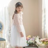 入学式女の子スーツファンシーツイードジャケット＆チュールワンピーススーツセット女子スーツきちんとワンピース