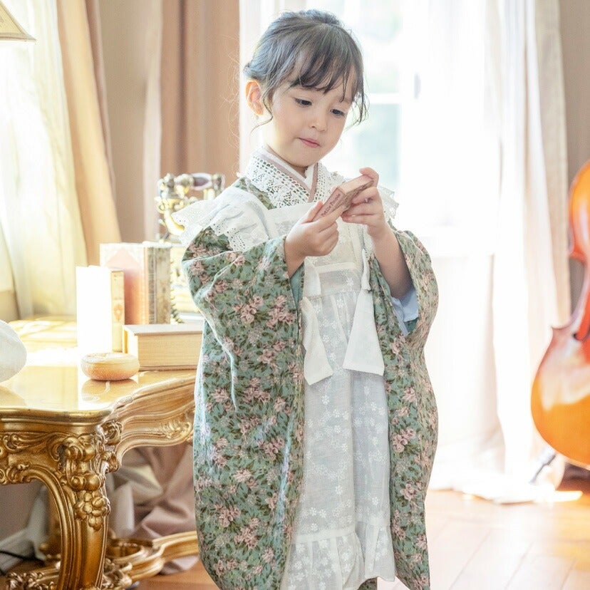 送料無料【目玉セール】 締め付けなしで子供も親も嬉しい 洗える着物