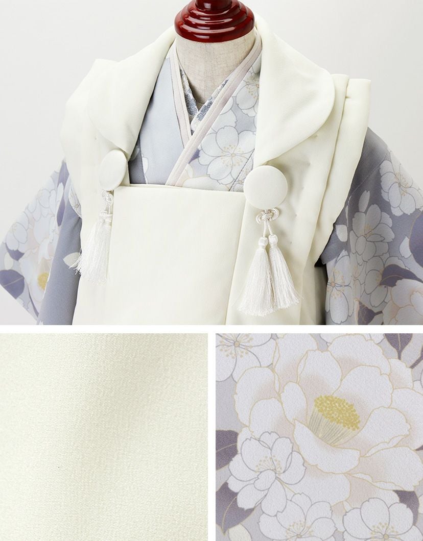 送料無料【卒服最終セール目玉】男児七五三 3歳着物＆被布セット 和装