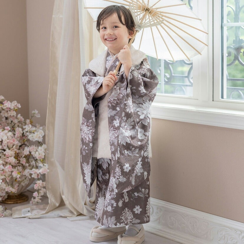 送料無料【セール】七五三 3歳 男の子 女の子 被布セット 着物セット