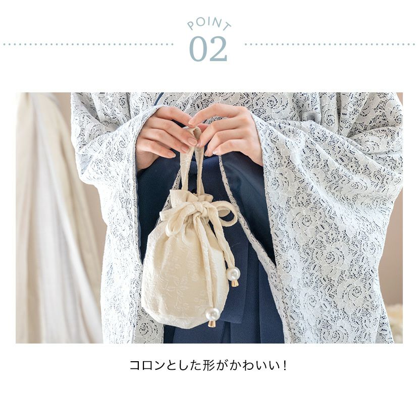 送料無料女の子 七五三 膨れジャガード 巾着バッグ 和装アクセサリー