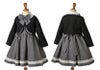 目玉セール女の子スーツ名品ワンピで作る入学式スーツコーデマルグレーテ黒半袖きちんとワンピース白襟刺繍入りボレロアリスアンサンブルセットアップアリスコレクションキャサリンコテージTAK