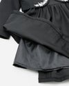 目玉セール女の子スーツ名品ワンピで作る入学式スーツコーデマルグレーテ黒半袖きちんとワンピース白襟刺繍入りボレロアリスアンサンブルセットアップアリスコレクションキャサリンコテージTAK