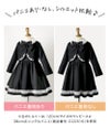 目玉セール女の子スーツ名品ワンピで作る入学式スーツコーデマルグレーテ黒半袖きちんとワンピース白襟刺繍入りボレロアリスアンサンブルセットアップアリスコレクションキャサリンコテージTAK