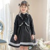 目玉セール女の子スーツ名品ワンピで作る入学式スーツコーデマルグレーテ黒半袖きちんとワンピース白襟刺繍入りボレロアリスアンサンブルセットアップアリスコレクションキャサリンコテージTAK