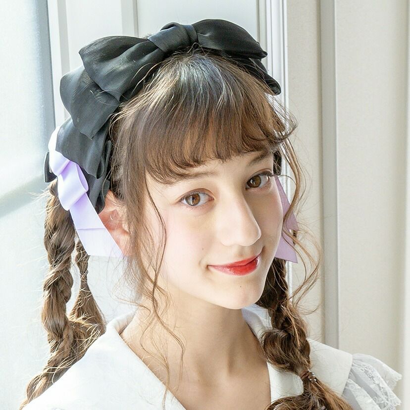 送料無料【目玉セール】リボンカチューシャ ヘアアクセサリー ヘッド
