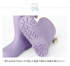 雨の日のおしゃれの味方！バックリボンがかわいいレインブーツ,ミントグリーン,ライラック,紺/DE015