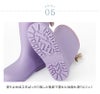 雨の日のおしゃれの味方！バックリボンがかわいいレインブーツ,ミントグリーン,ライラック,紺/DE015