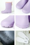 雨の日のおしゃれの味方！バックリボンがかわいいレインブーツ,ミントグリーン,ライラック,紺/DE015