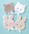 アニマル移動ポケット 女の子 ファスナー クリップ かわいい 猫 うさぎ