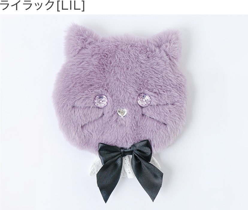 【メール便送料無料】アニマル移動ポケット女の子ファスナークリップかわいい猫うさぎキラキラキャサリンコテージ入園入学通園通学YUP12《メール便優先商品》