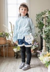 【メール便送料無料】アニマル移動ポケット女の子ファスナークリップかわいい猫うさぎキラキラキャサリンコテージ入園入学通園通学YUP12《メール便優先商品》