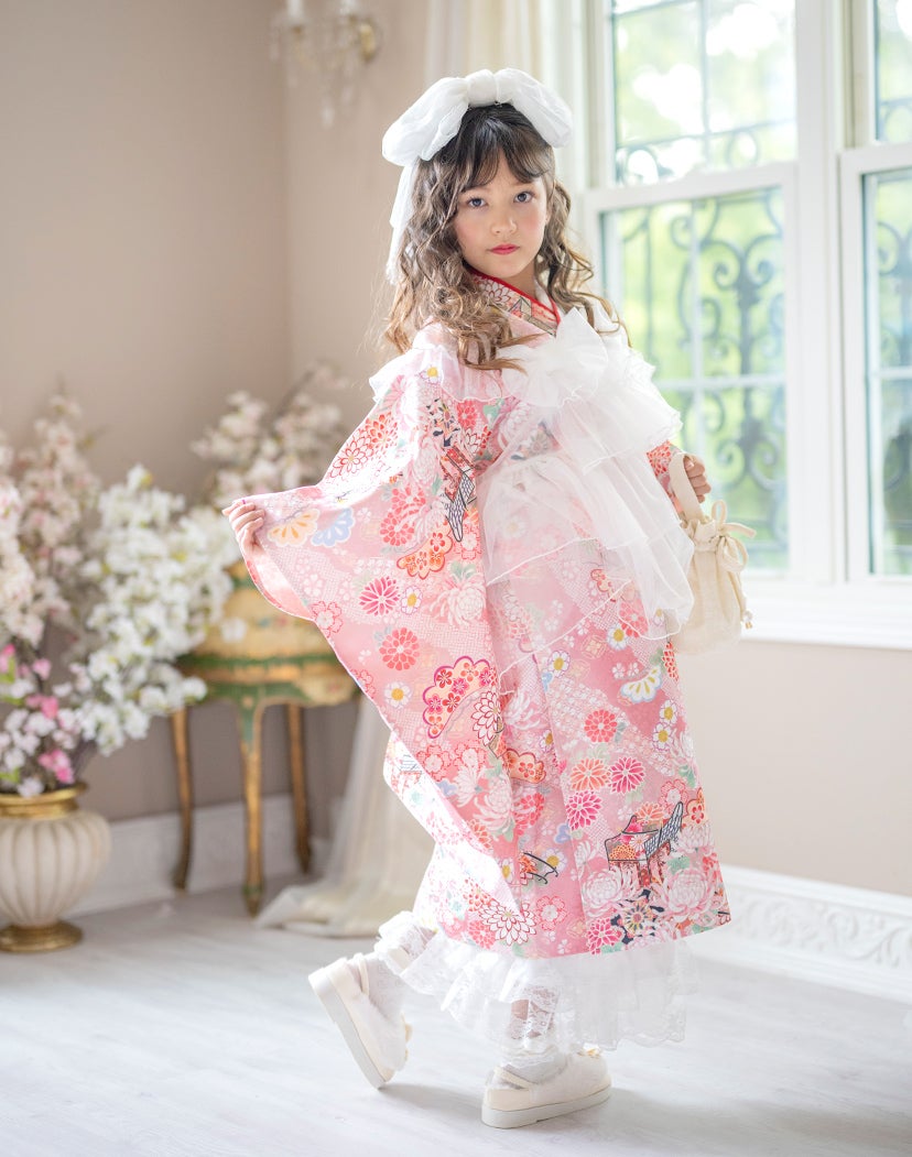 【メール便送料無料】【卒服セール目玉】裾レースペチコート袴ペチコート女の子卒業式七五三着物透け防止選べる丈キッズジュニアスリット入り和装インナードレス用ペチコート裾除けキャサリンコテージYUP12《メール便優先商品》