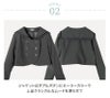 小学校卒業式 ダブルボタンセーラースーツ きれいめワンピース セット
