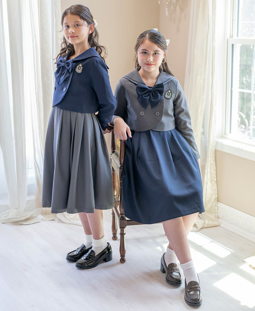 送料無料【超目玉セール】卒服 女の子スーツ 小学校卒業式 ダブル