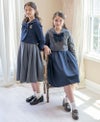 小学校卒業式 ダブルボタンセーラースーツ きれいめワンピース セット