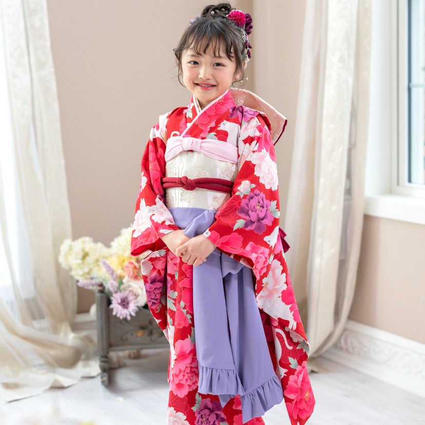 送料無料【本店限定】錦綾姫コンフォート着物～ジップアップで簡単