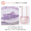 【メール便送料無料】撥水加工ファスナー付きフリルリボン移動ポケットかわいいギンガムチェック入園入学通園通学キャサリンコテージYUP6《メール便優先商品》キッズ