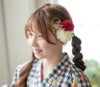 和装髪飾り  和装 洋装 ヘアクリップ ヘアアクセサリー 七五三 着物 浴衣 袴 卒業袴 卒業式 成人式 花 キッズ ジュニア レディース 赤　白