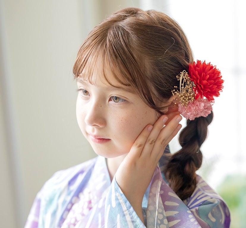 送料無料和装髪飾り 和装 洋装 ヘアクリップ ヘアアクセサリー 七五三