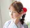 和装髪飾り  和装 洋装 ヘアクリップ ヘアアクセサリー 七五三 着物 浴衣 袴 卒業袴 卒業式 成人式 花 キッズ ジュニア レディース 赤　白