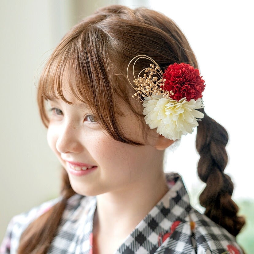 送料無料和装髪飾り 和装 洋装 ヘアクリップ ヘアアクセサリー 七五三