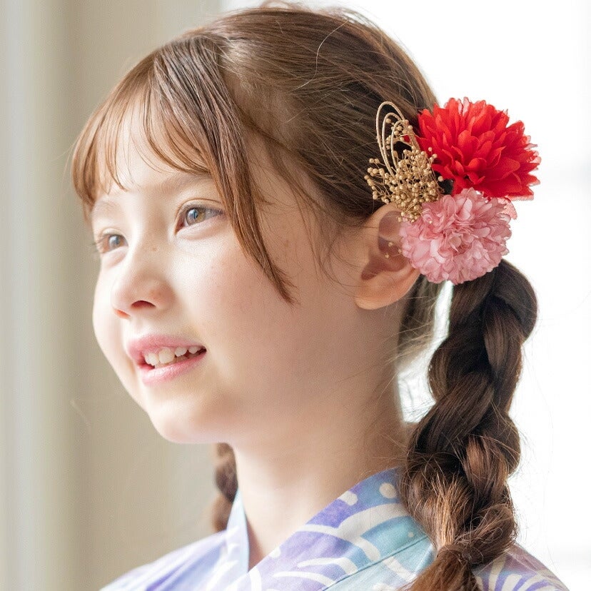 送料無料和装髪飾り 和装 洋装 ヘアクリップ ヘアアクセサリー 七五三